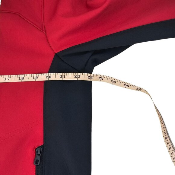 Hawke Co Red Softshell Performance Fleece Lined Jacket Water Resistant Large NWT - Picture 6 of 13